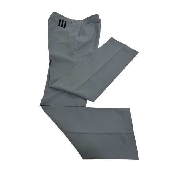 Adidas Men’s Grey Adi Golf Pants GU2673 30 x 32 Tapered Loops Pockets Logo - Picture 16 of 16